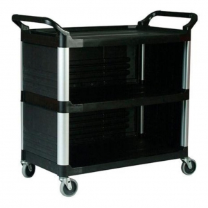 Carro de Servicio Cerrado Xtra® Negro FG409300BLA_5