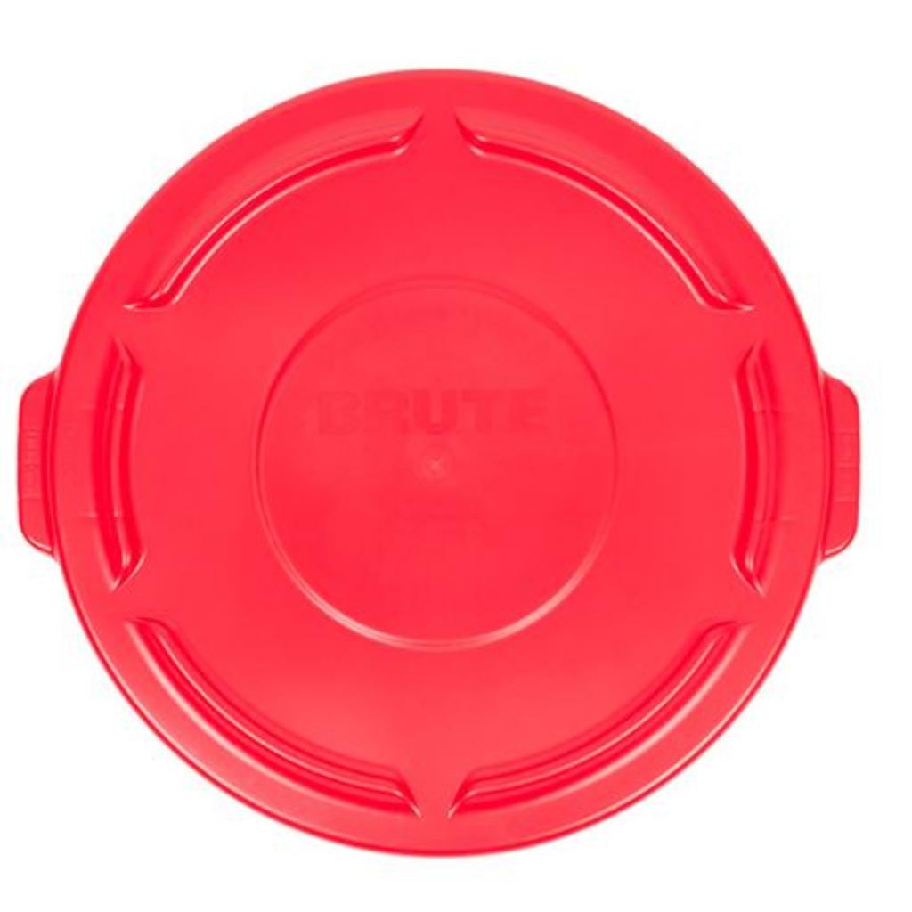 Tapa Plana Para Contenedor Brute 121 litros Rojo FG263100RED_1