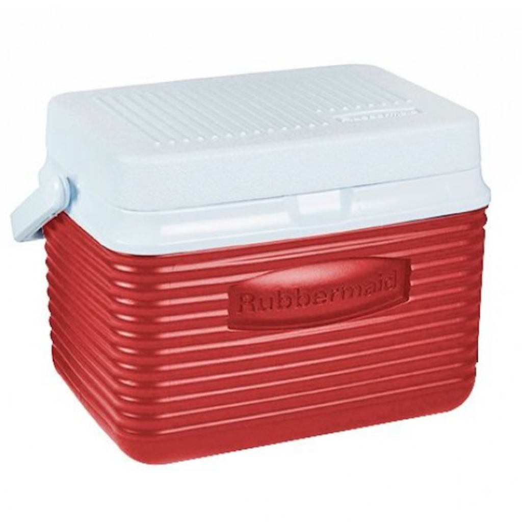 Nevera Plástica Portátil 4.7 Litros (5Qt) Rojo Rubbermaid 2A09RED_1