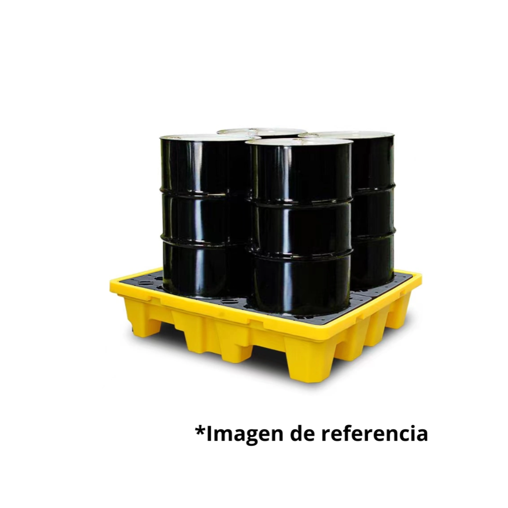 Estiba Antiderrame 4 Posiciones 130x130x30cm (250 Litros) CDR_4