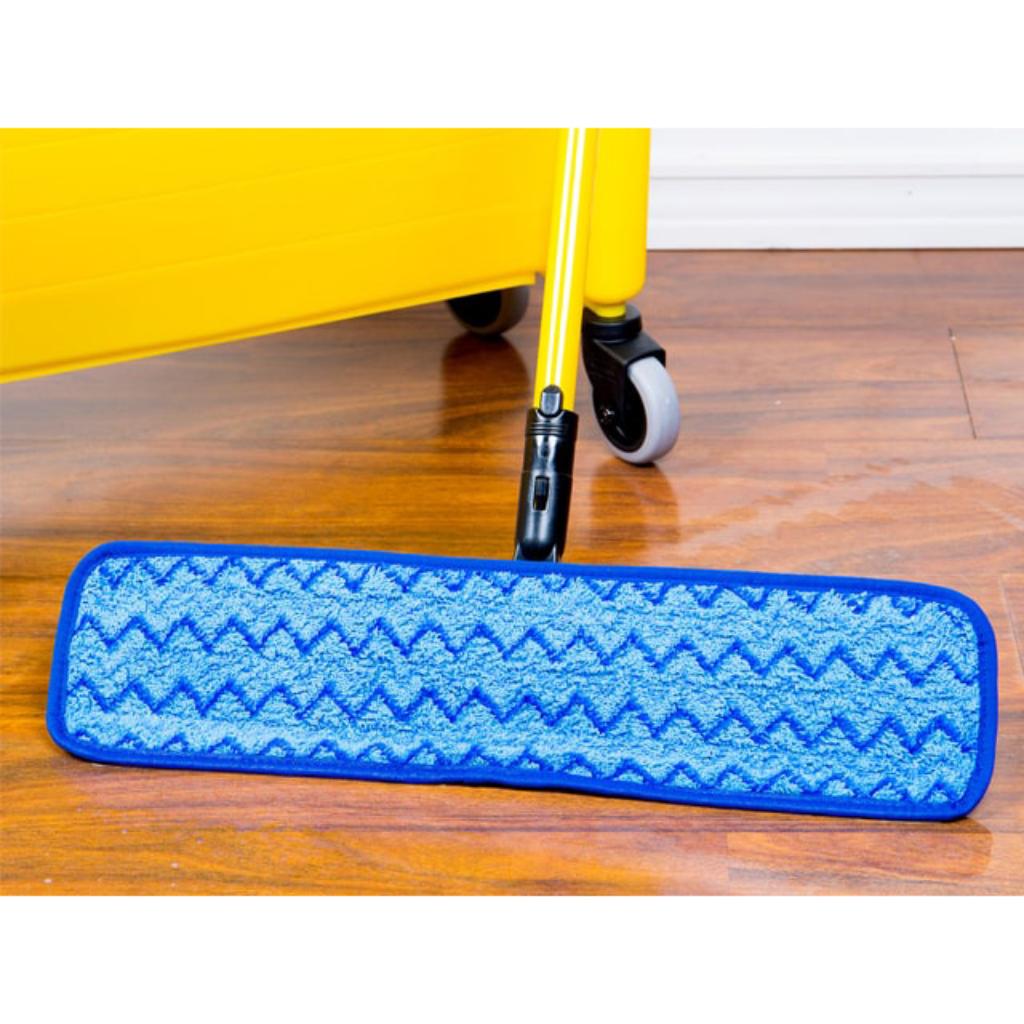 Mopa Plana Microfibra HYGEN 47 cm Trapero Húmedo Azul FGQ41000BL00_2