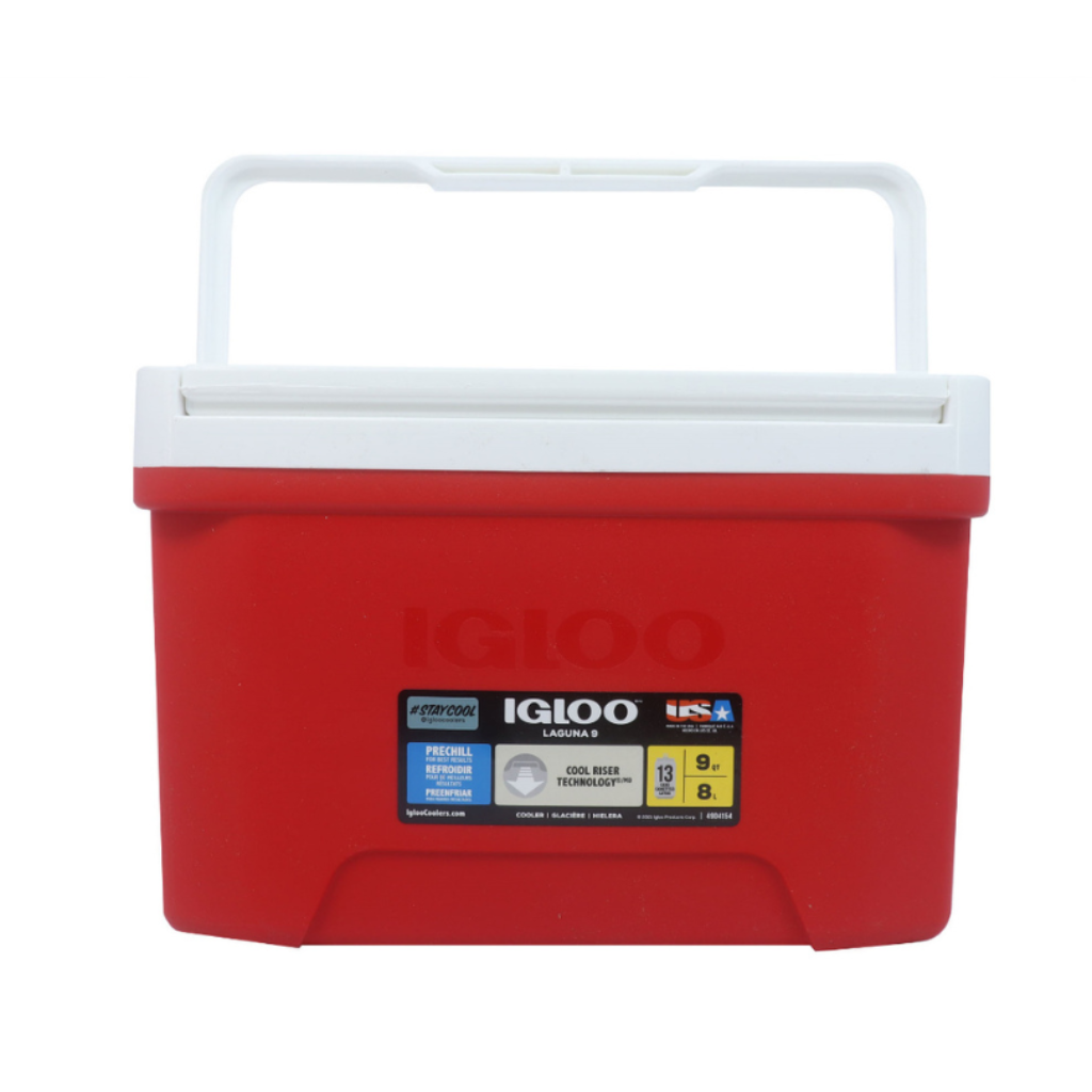 Nevera Plastica Portatil Laguna 8 Litros 9 Qt Rojo Igloo_6