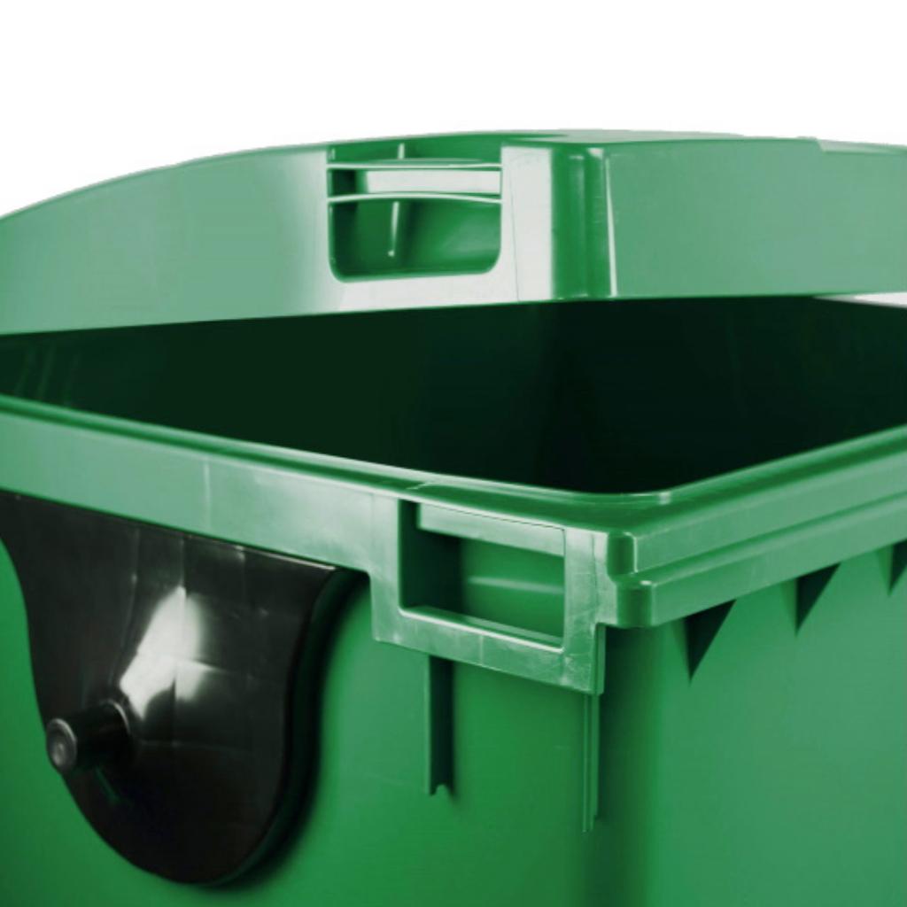 Contenedor de Basura con Ruedas 1100 Litros Verde CDR_4