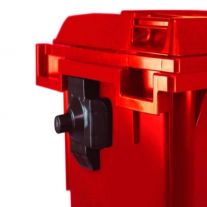 Contenedor de Basura con Ruedas 660 Litros Rojo CDR_3