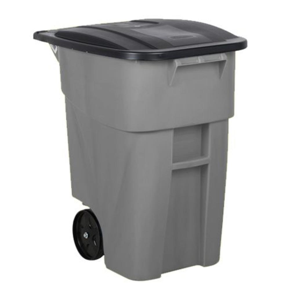 Contenedor Brute con Ruedas 189 litros Gris FG9W2700GRAY_1