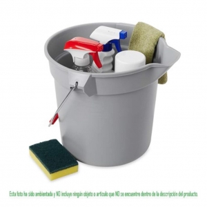 Balde 13.2 Litros Trabajo Pesado BRUTE ® Gris FG261400GRAY_6
