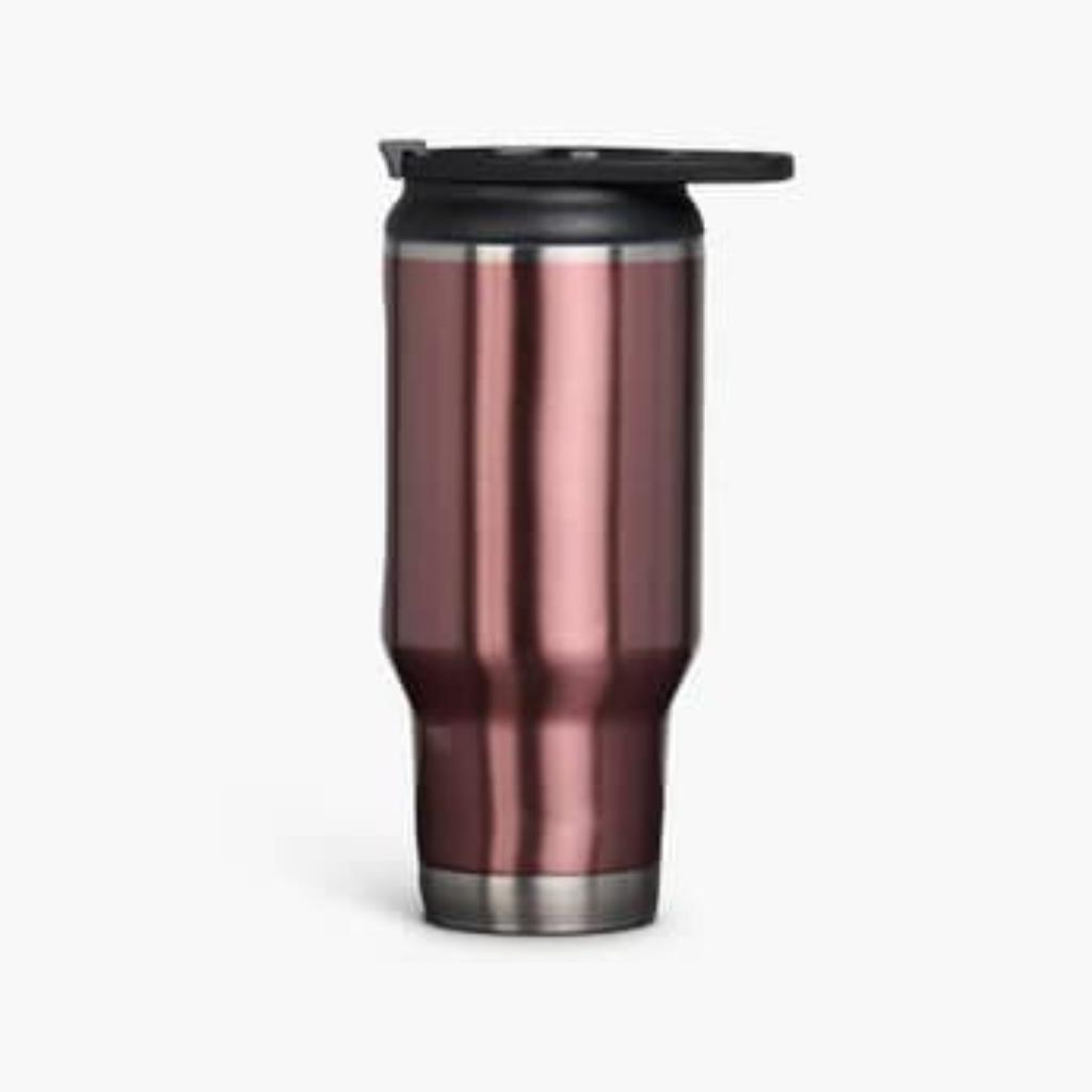 Termo Vaso Flip N Sip 32 Onzas 946 ml Flamingo Acero Inox_3