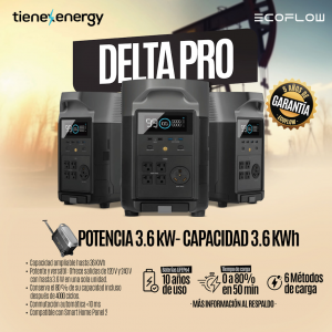 Kit Solar Portátil EcoFlow DELTA PRO 3600 W+ Panel Solar Bifacial 400 W _13