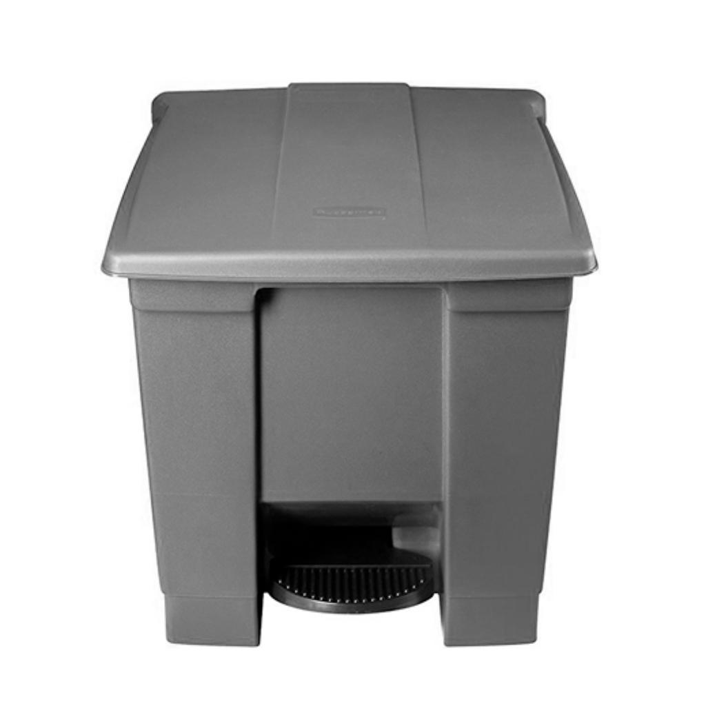 Papelera de Pedal 30 litros Gris 2033454_1