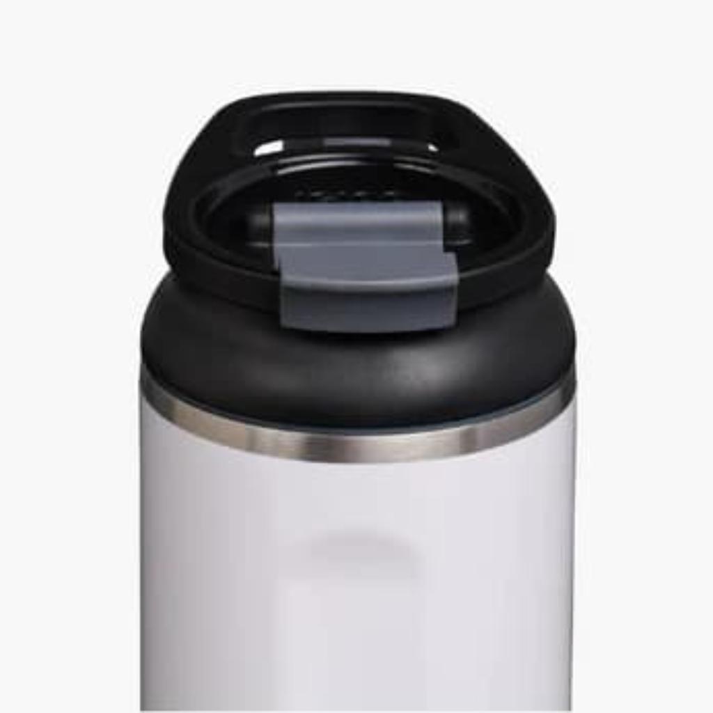 Termo Vaso Flip N Sip 20 Onzas 591 ml Blanco Acero Inox_3