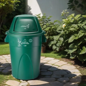 Contenedor Elite 121 Litros Verde Residuos Orgánicos y Aprovechables Estra 4-1042539_2