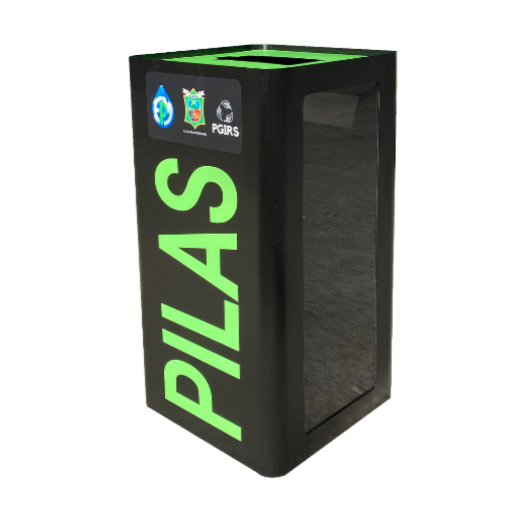 Contenedor Para Baterías Usadas 40 Litros Metalis Onix_1
