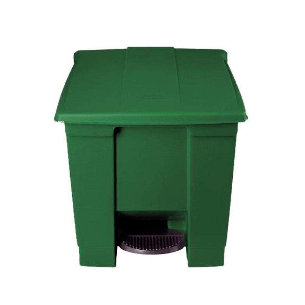 Papelera de Pedal 30 litros Verde 2036023_1