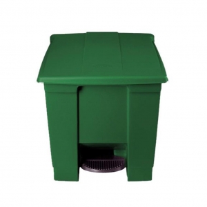 Papelera de Pedal 30 litros Verde 2036023_1