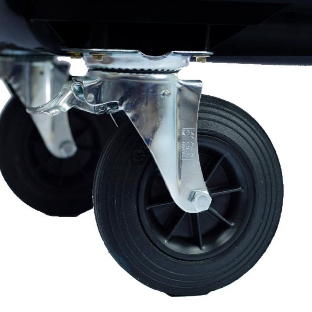 Contenedor de Basura con Ruedas 660 Litros Negro CDR_3
