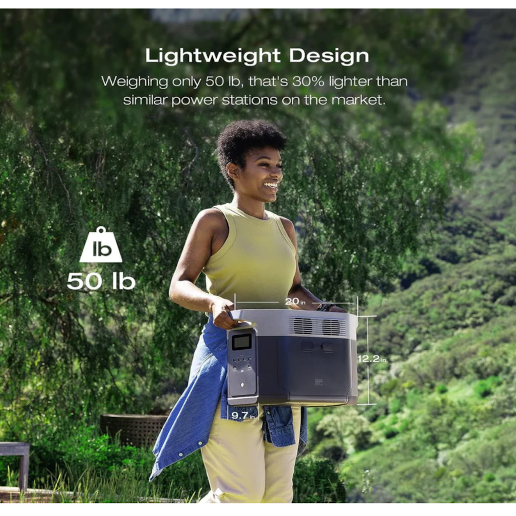 Kit Solar Portátil EcoFlow DELTA 2 MAX 2400W + Panel Solar Bifacial 400 W_11