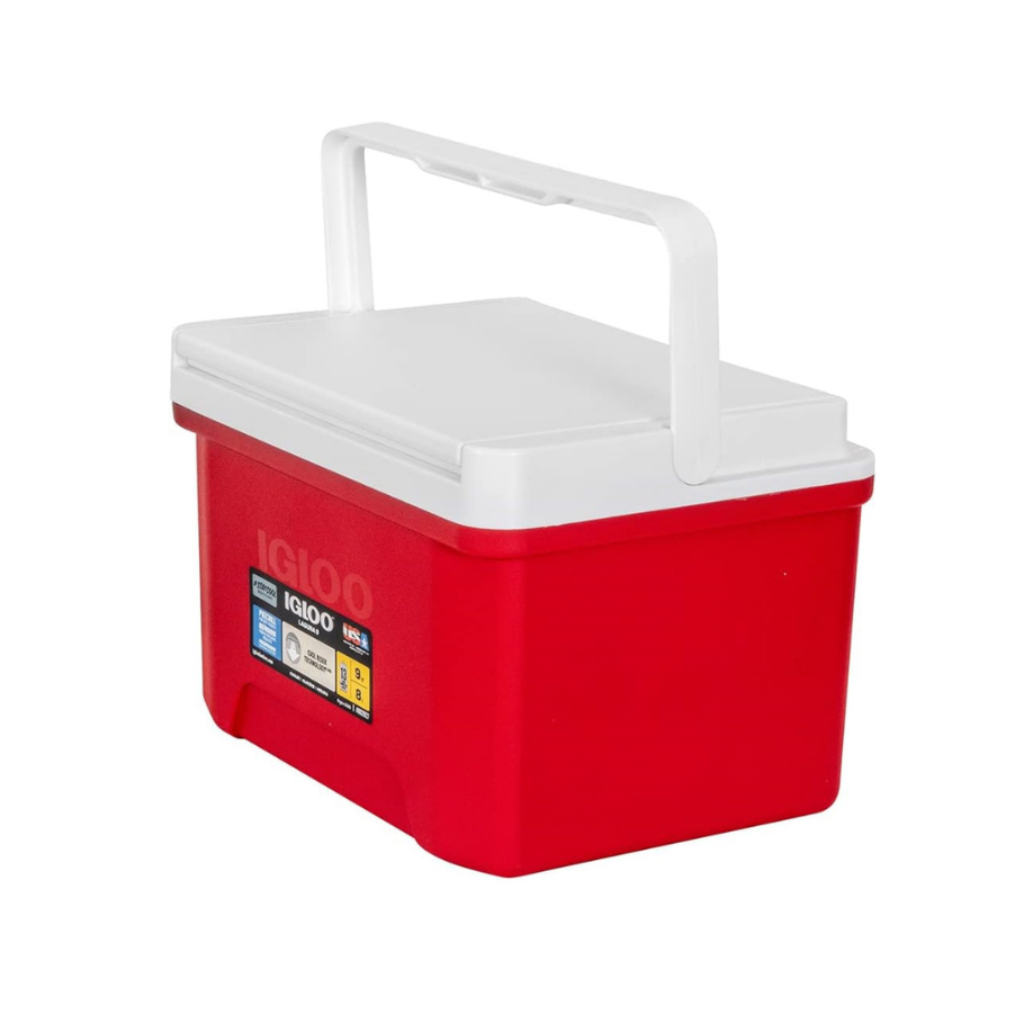 Nevera Plastica Portatil Laguna 8 Litros 9 Qt Rojo Igloo_9