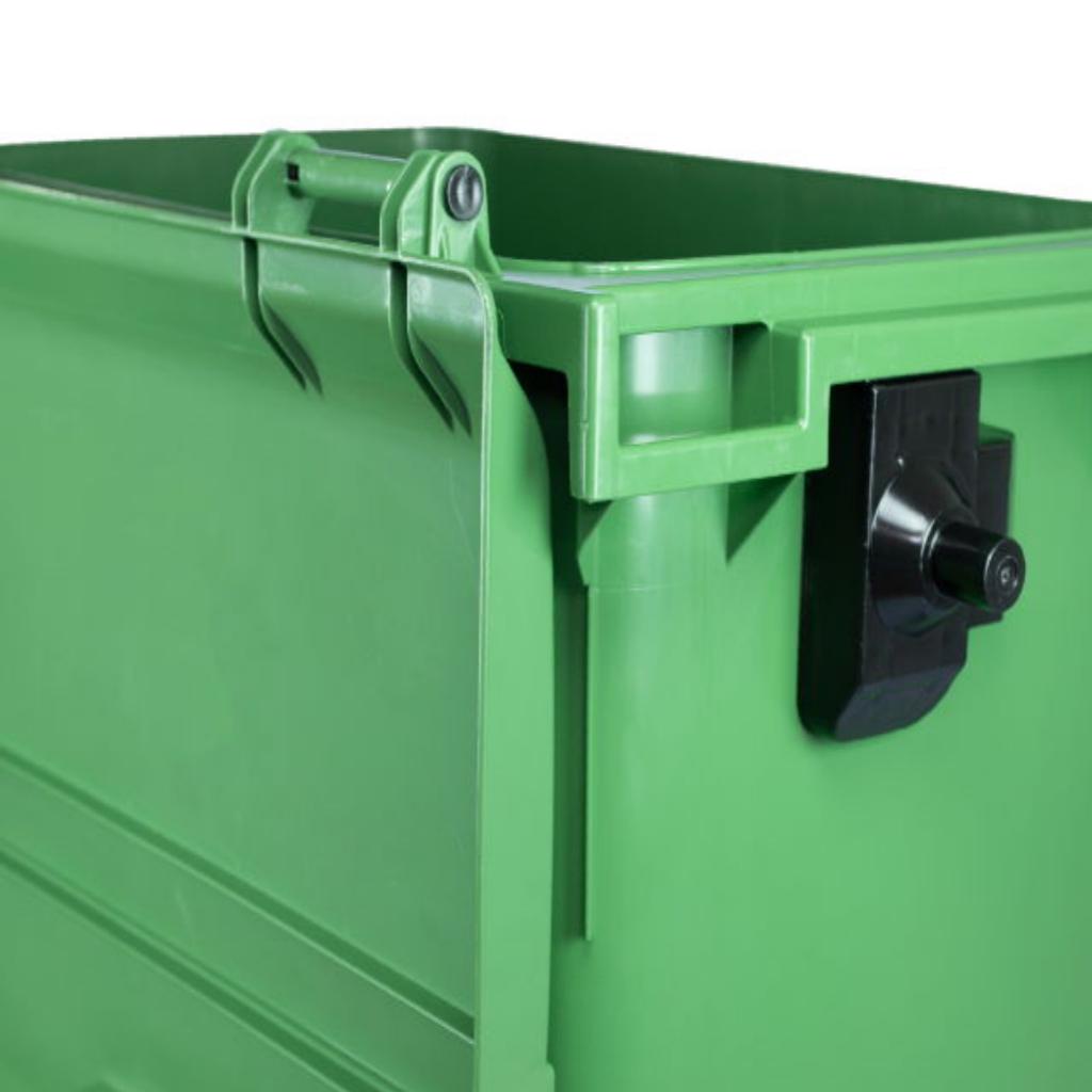 Contenedor de Basura con Ruedas 770 Litros Verde Weber_4