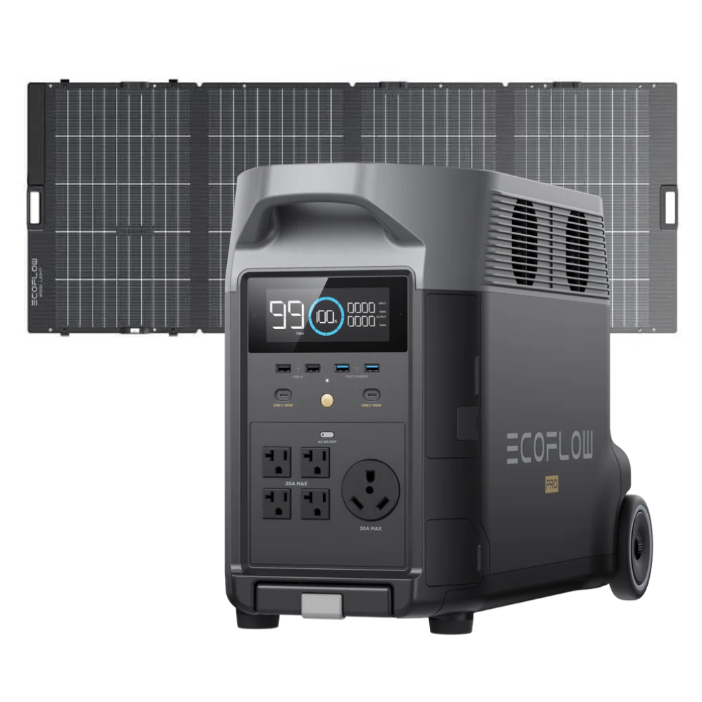 Kit Solar Portátil EcoFlow DELTA PRO 3600 W+ Panel Solar Bifacial 400 W _2