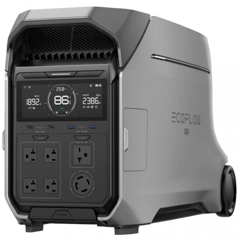 Kit Solar Portátil EcoFlow DELTA PRO 3 4000W + 2 Paneles Solares Flexibles de 560 W _3