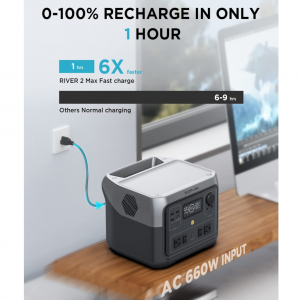 Kit Solar Portátil EcoFlow RIVER 2 Max 500 W + Panel Flexible 100 W_10