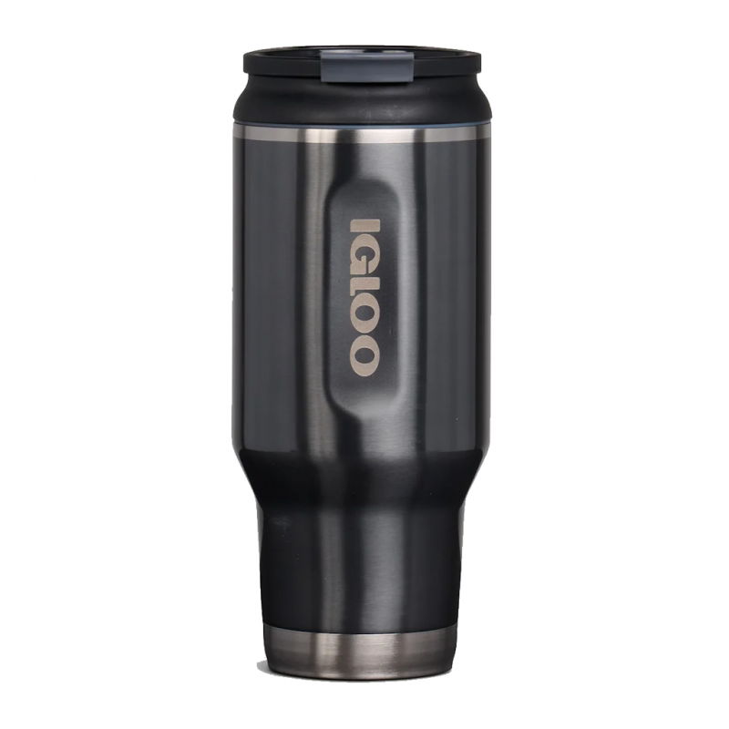 Termo Vaso Flip N Sip 32 Onzas 946 ml Carbonita Acero Inox_1