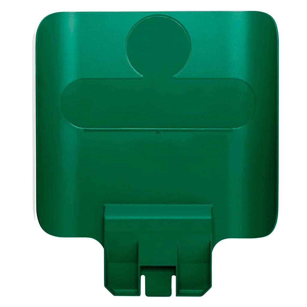 Letrero Verde para estación de reciclaje Slim Jim 87 Lts Rubbermaid 2007908_1