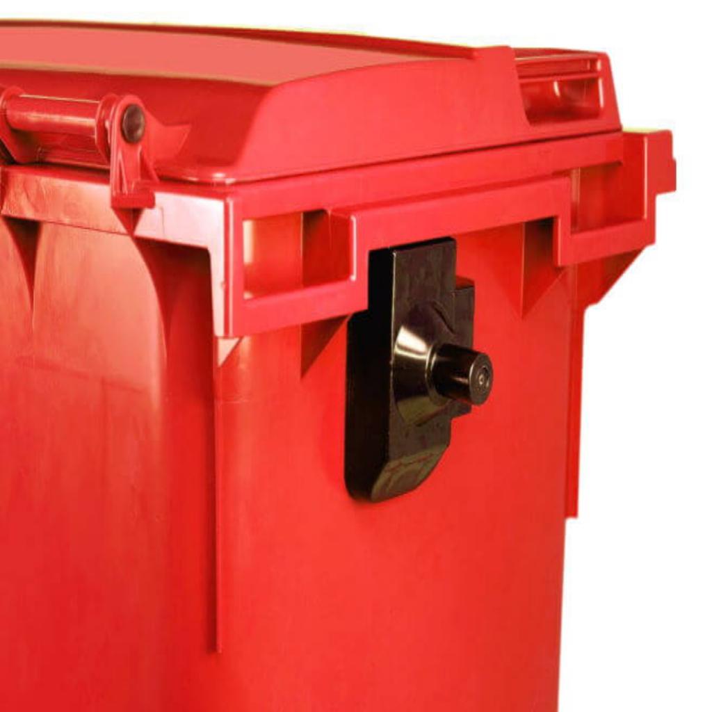 Contenedor de Basura con Ruedas 770 Litros Rojo Weber_4