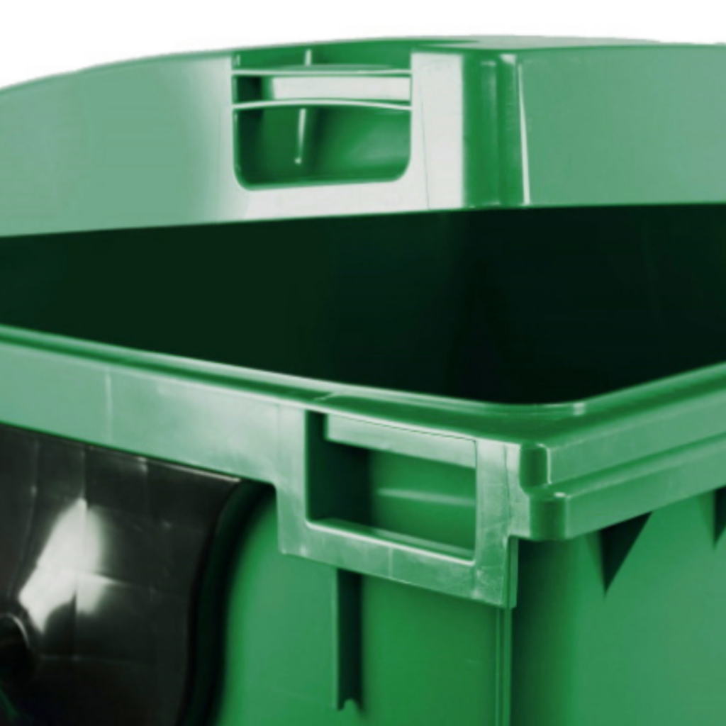 Contenedor de Basura con Ruedas 660 Litros Verde CDR_2