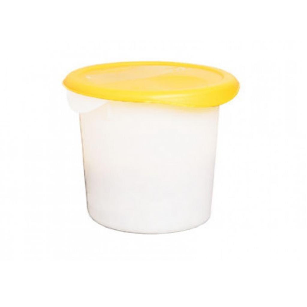 Recipiente Redondo Para Alimentos Con Tapa 3.8 Litros FG572800WHT - FG573000YEL_1