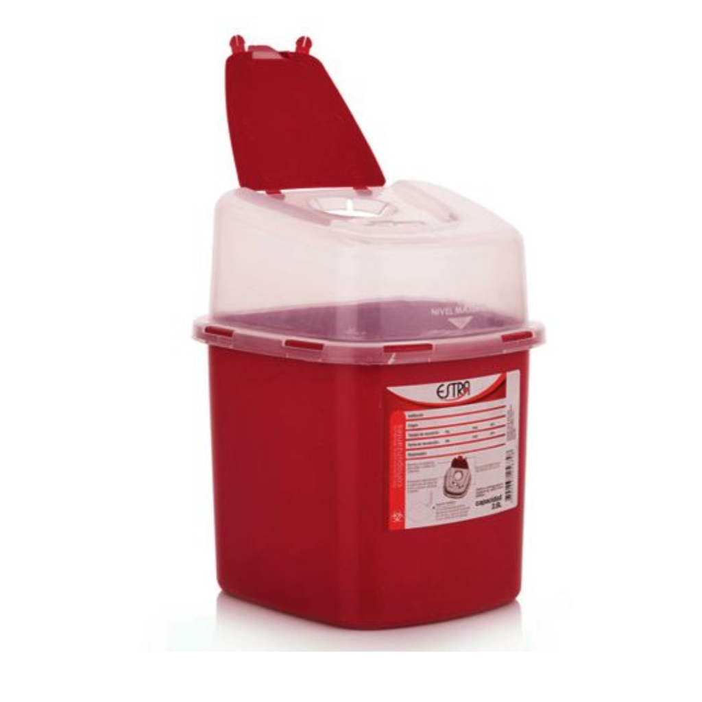 Recipiente Residuos Cortopunzantes 2.8 Litros Estra 4-1008524_1
