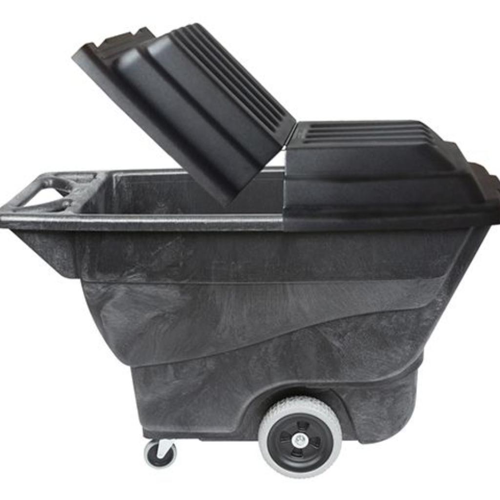 Practiwagon Volcador 400 Litros 1/2 Yarda Con Tapa FG9T1300BLA + FG9T2200BLA_2