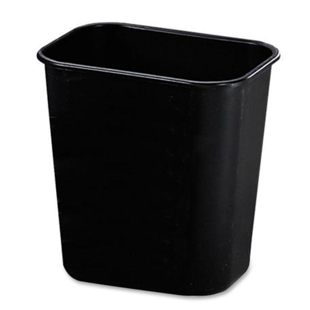 Papelera Tipo Escritorio 13 Litros Negro Sin Tapa FG295500BLA - TIENEX