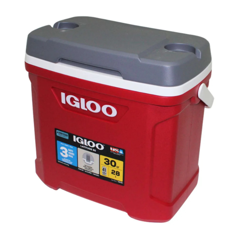 Nevera Plastica Portatil Latitude 28 Litros 30 Qt Rojo Igloo_5