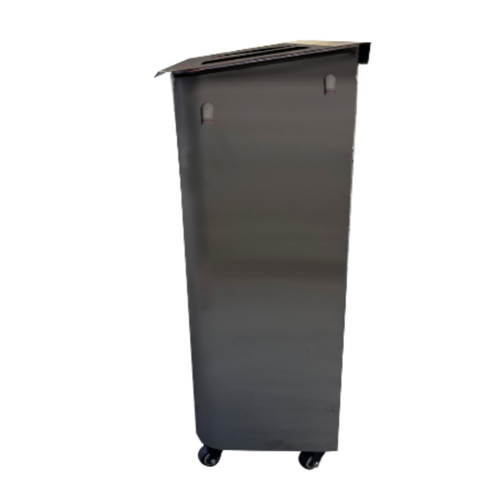 Punto Ecológico Acero Inoxidable 110 Litros 3 Divisiones  Metalis Ámbar lite_3