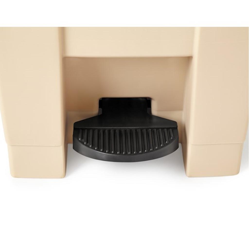 Papelera de Pedal 87 Litros Beige Rubbermaid FG614600BEIG_4