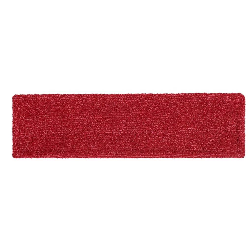 Mopa Plana Microfibra Roja para Sistema Adaptable Rubbermaid 2132423 - TIENEX