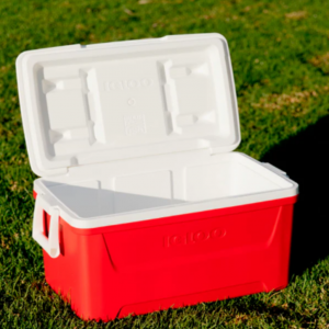 Nevera Plastica Portatil Laguna 45 Litros 48 Qt Rojo Igloo_7