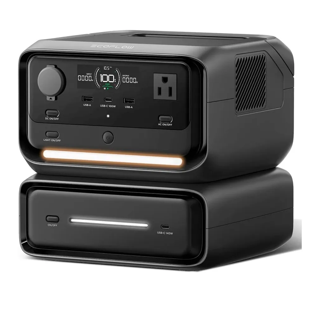 Estación de Energia Portatil Ecoflow RIVER 3 MAX 600W Potencia 572Wh Capacidad_1