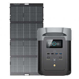 Kit Solar Portátil EcoFlow DELTA 2 1.8 kW + Panel Solar Bifacial 220 W _1