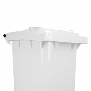 Contenedor de Basura con Ruedas 120 Litros Blanco CDR_2