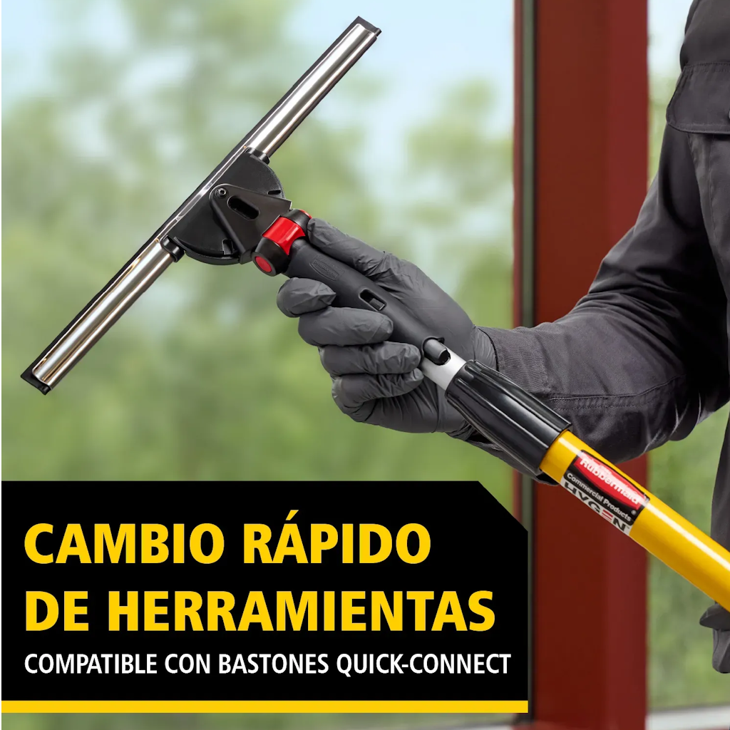 Limpiavidrios Rubbermaid 45 cm de Acero Inoxidable Profesional 2221949_4