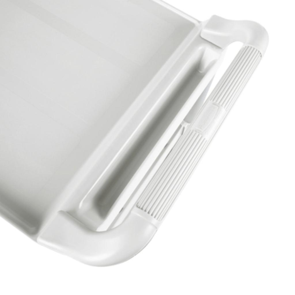 Carro de Servicio Abierto Tres Estantes 200 libras Blanco FG342488OWHT_5