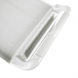 Carro de Servicio Abierto Tres Estantes 200 libras Blanco FG342488OWHT_5