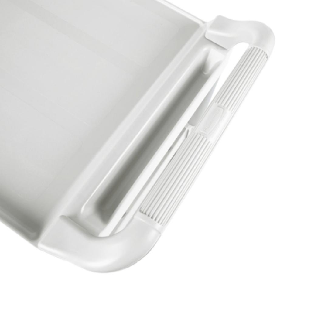 Carro de Servicio Abierto Tres Estantes 300 Libras Blanco FG409100OWHT_6
