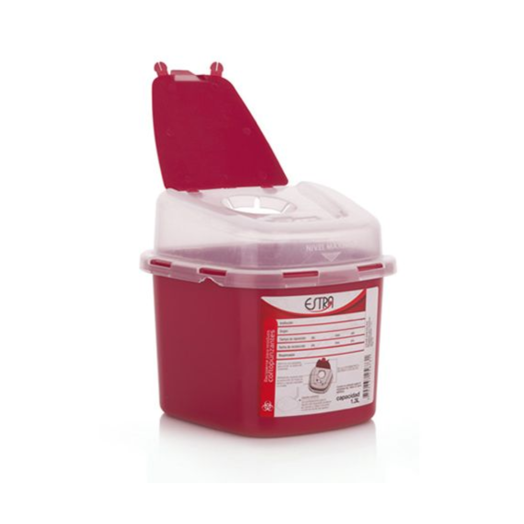 Recipiente Residuos Cortopunzantes 1.3 Litros Estra 4-1008522_1