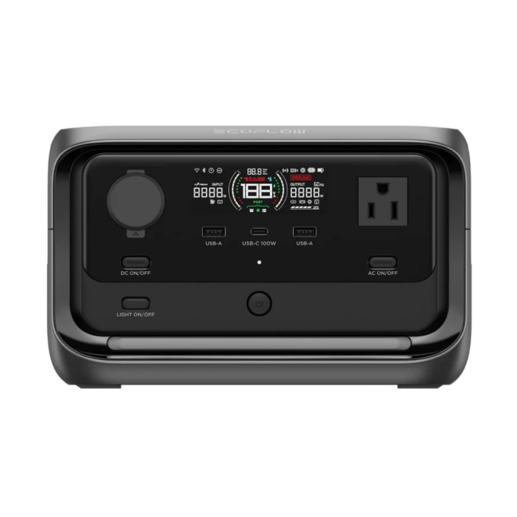 Estación de Energia Portatil Ecoflow RIVER 3 PLUS 600W Potencia 286Wh Capacidad_2
