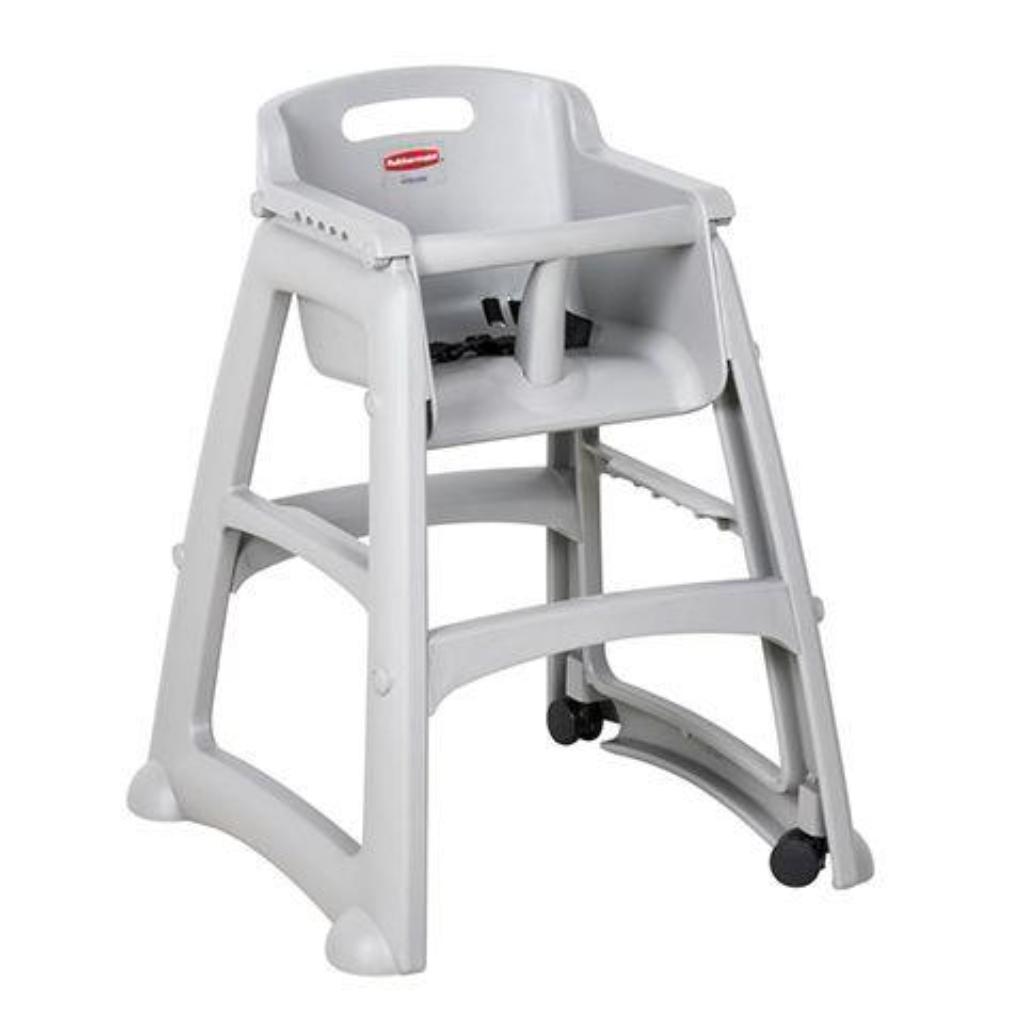 Silla Comedor Bebe Restaurante Con Ruedas Gris FG780508PLAT_1