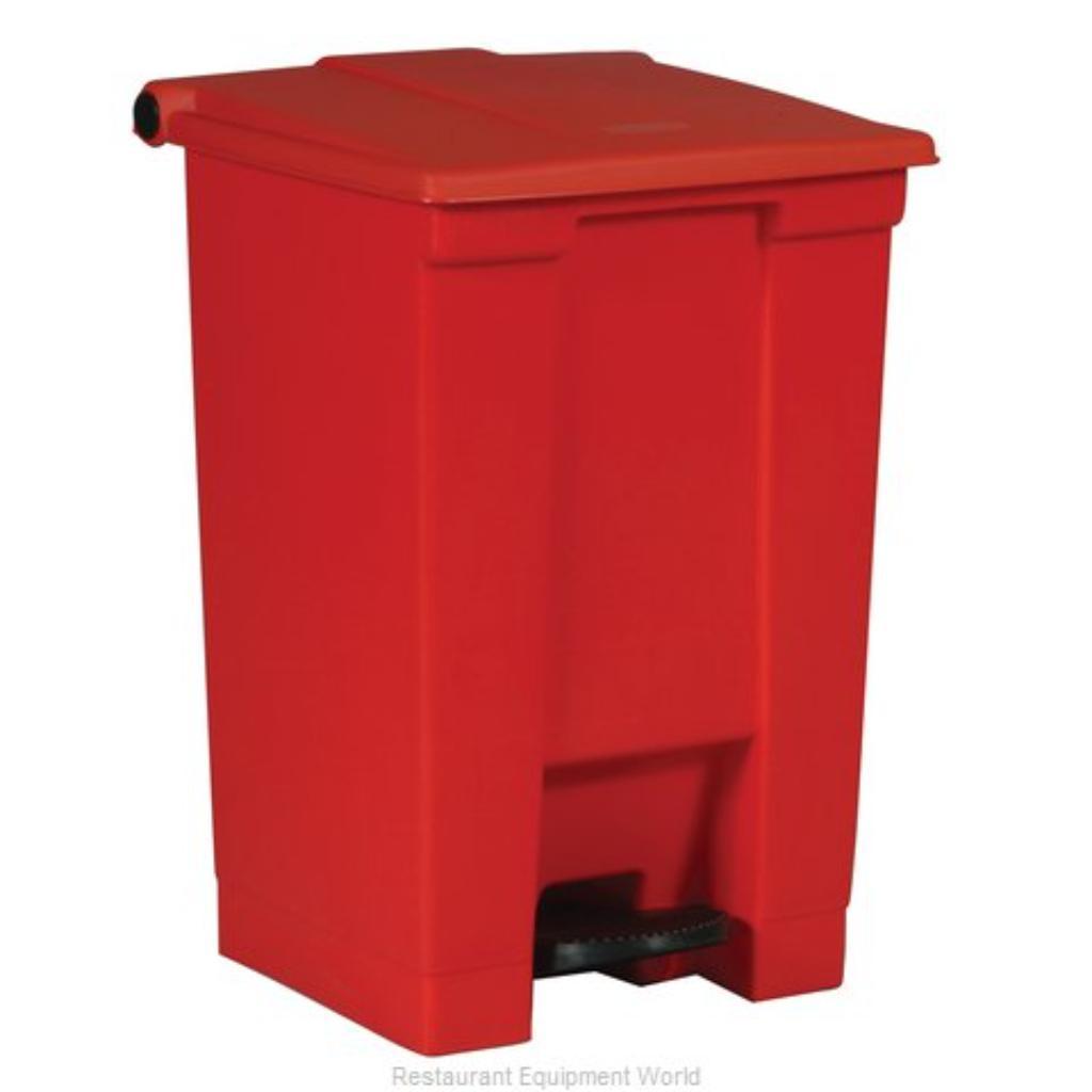 Papelera de Pedal 45 Lts Roja Rubbermaid_1