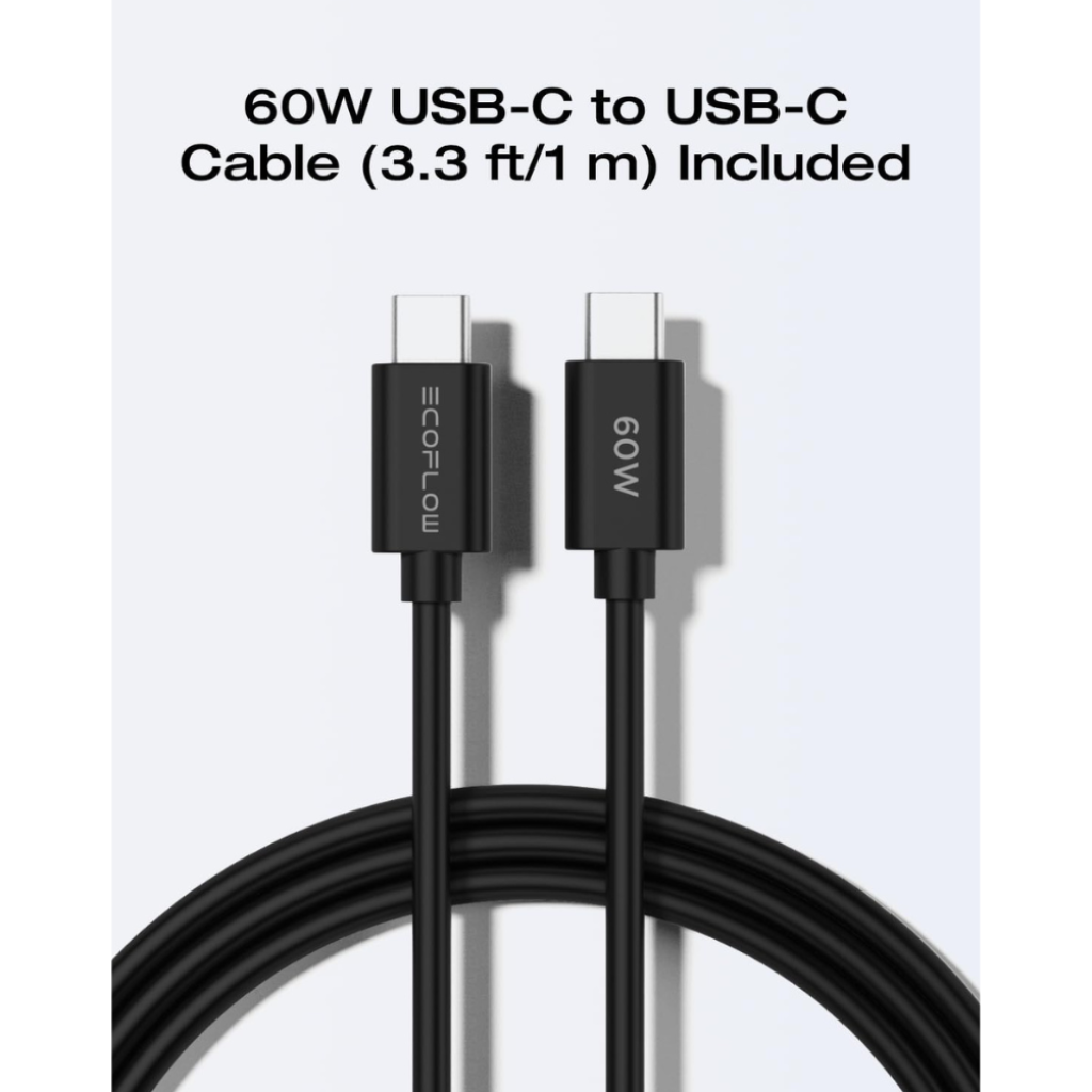 Cargador GaN EcoFlow Carga Rapida 20 W USB-C_6